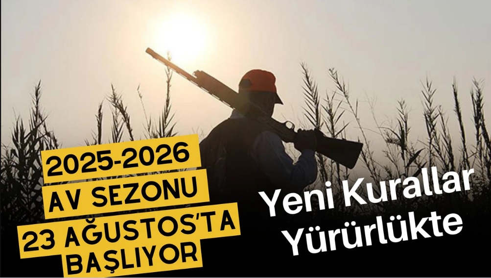 Av sezonu 23 Ağustosta başlıyor